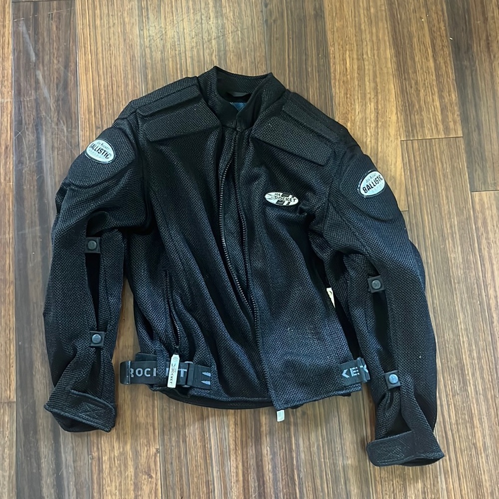 Lightly used motor cycle jacket
